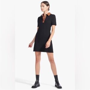 Staud Jay Polo Collar Dress